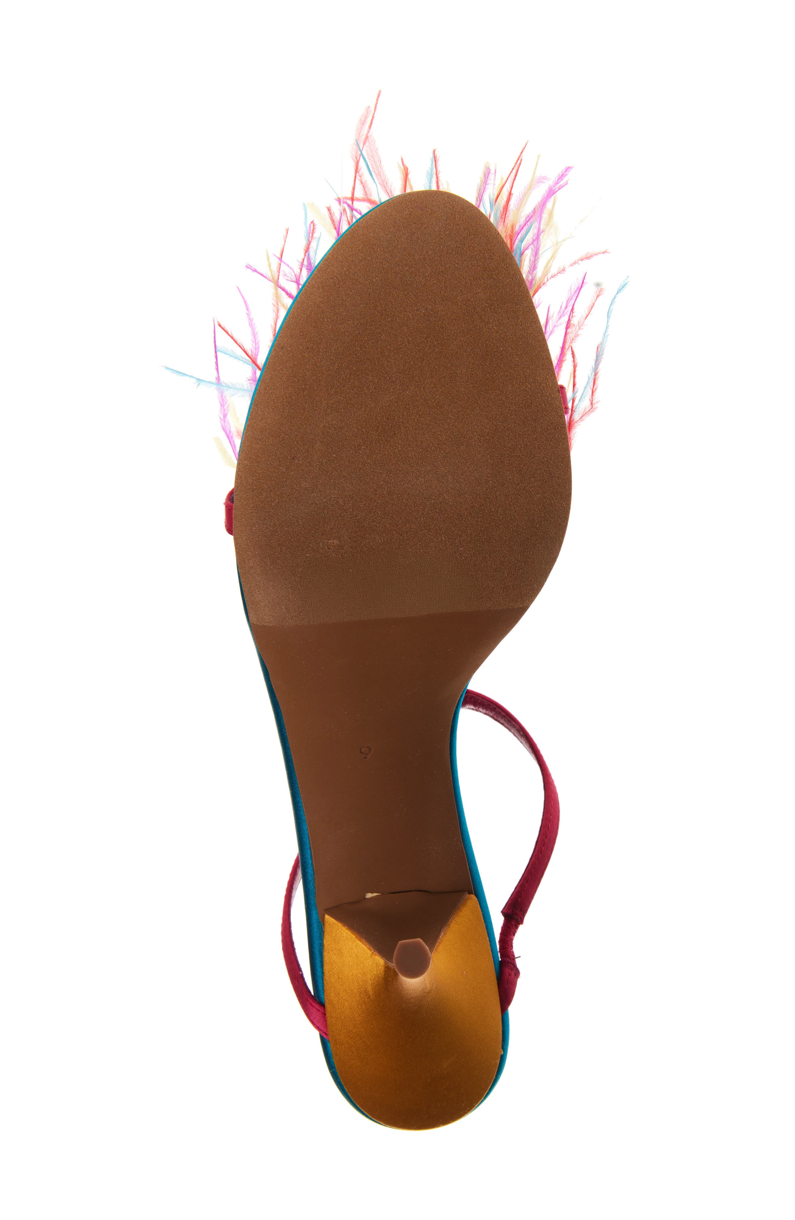 Jeffrey Campbell Pluma Slide Sandal, Alternate, color, Fuchsia Satin Combo