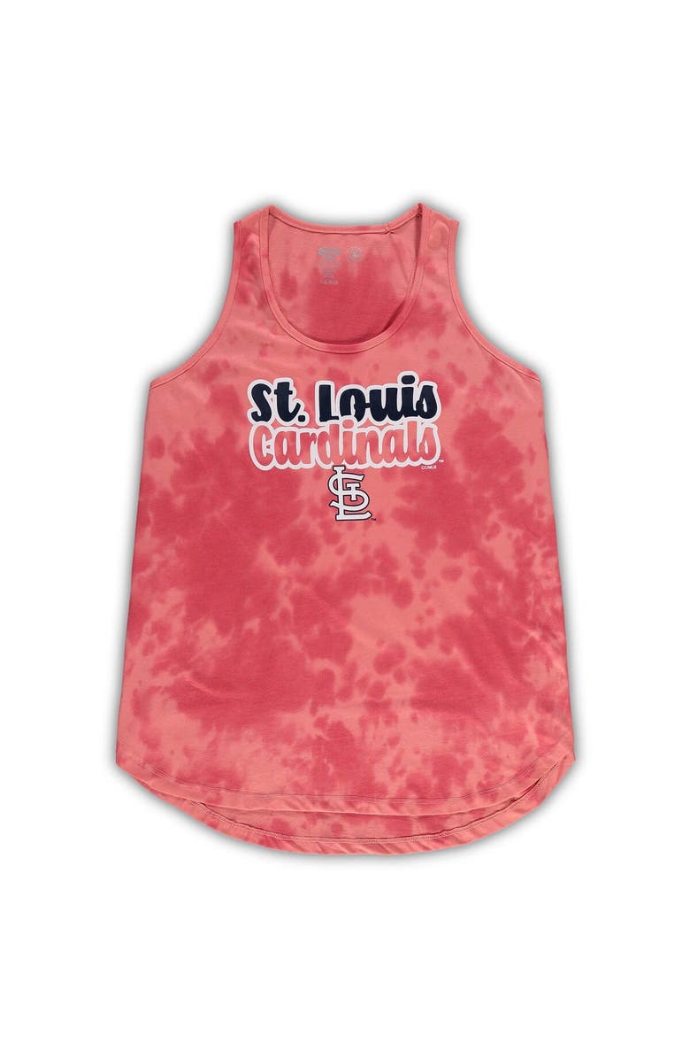 CONCEPTS SPORT Women's Concepts Sport Red St. Louis Cardinals Plus Size Cloud Tank Top & Shorts Sleep Set, Alternate, color, Red
