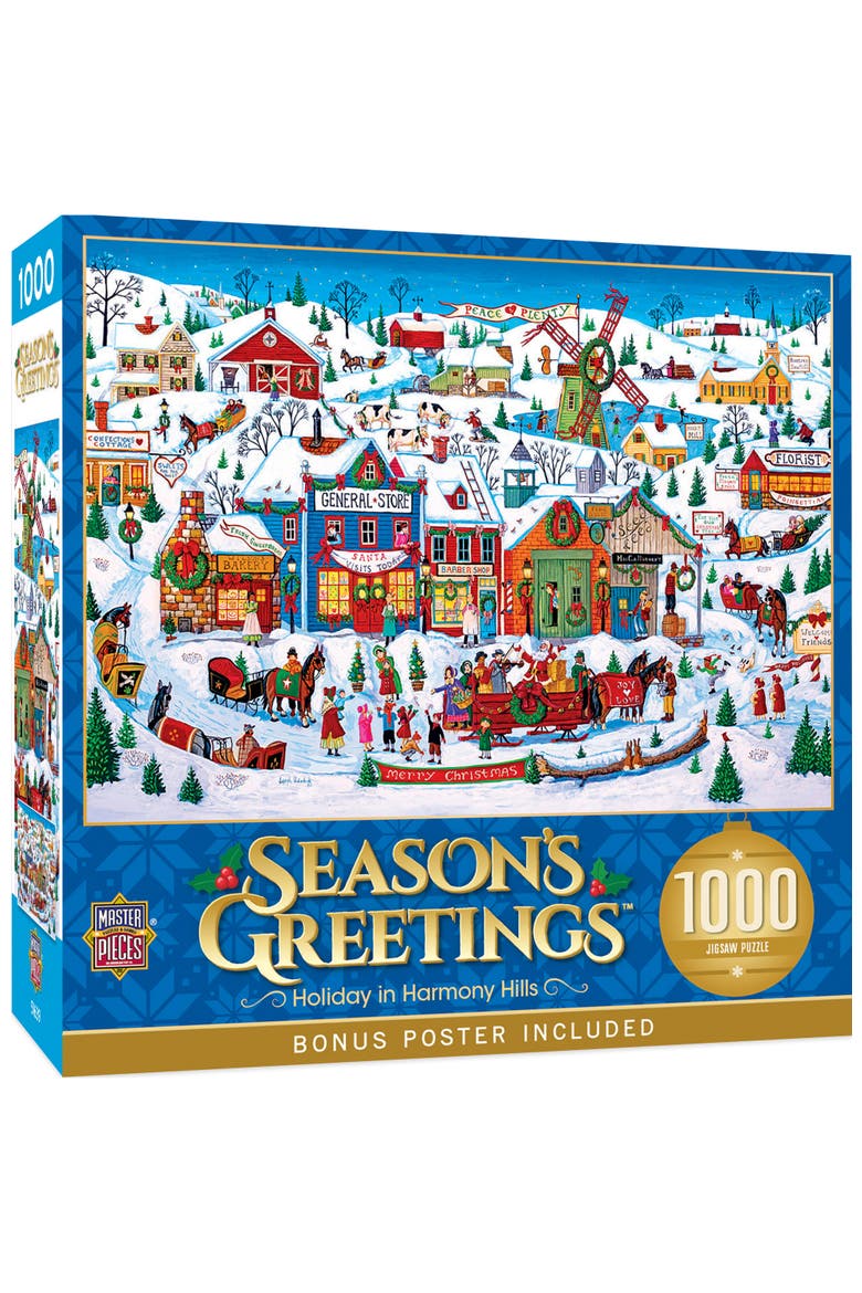 Holiday in Harmony Hills 1000pc Puzzle, Main, color, Multicolor