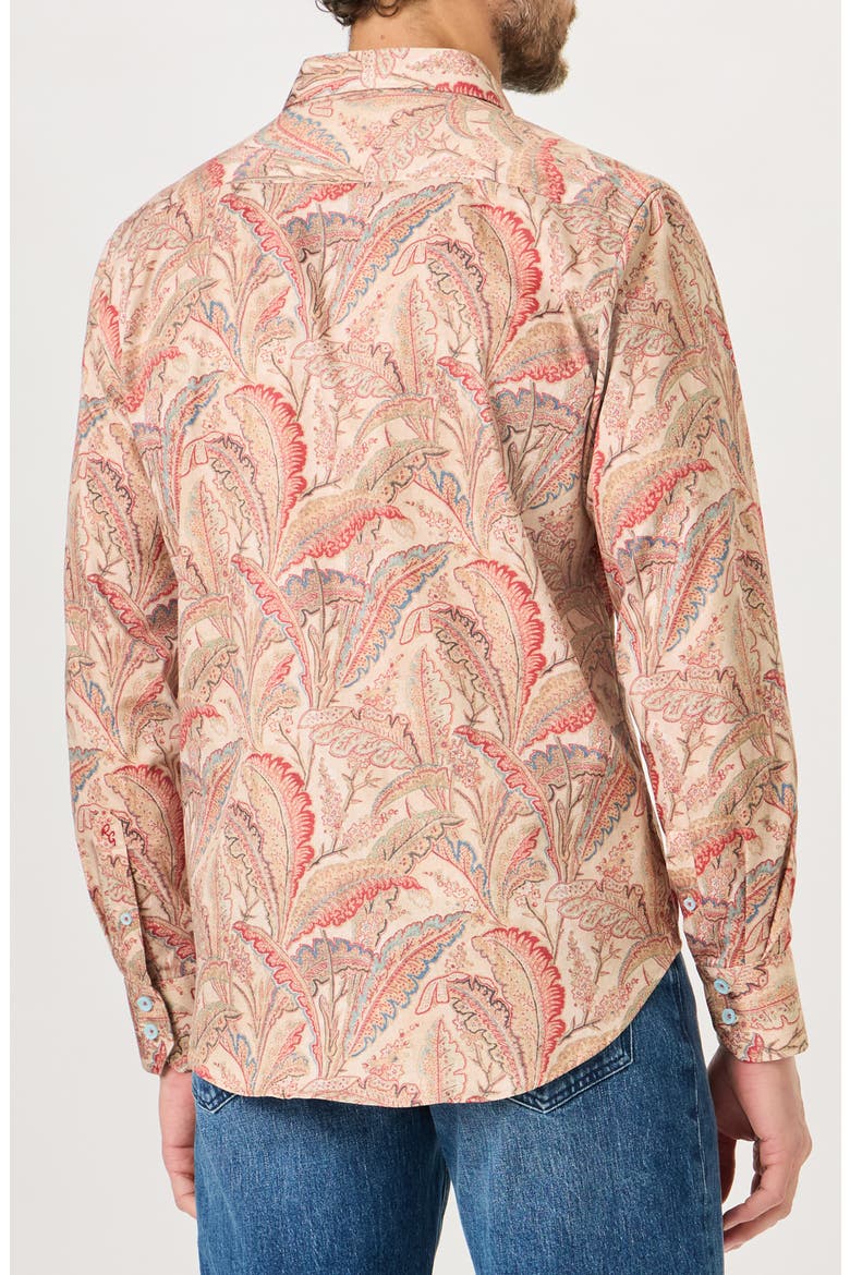Tsukuyomi Printed Stretch Cotton Shirt, Alternate, color, MULTI