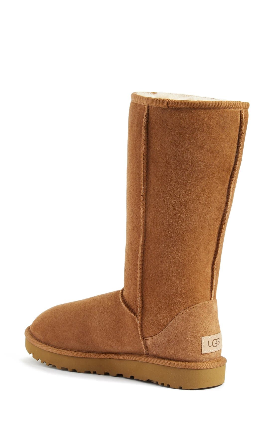 UGG<sup>®</sup> Classic II Genuine Shearling Lined Boot, Alternate, color, Chestnut Suede