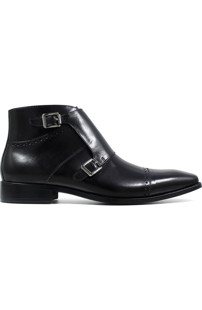 Stacy Adams Kason Double Monk Strap Boot, Alternate, color,