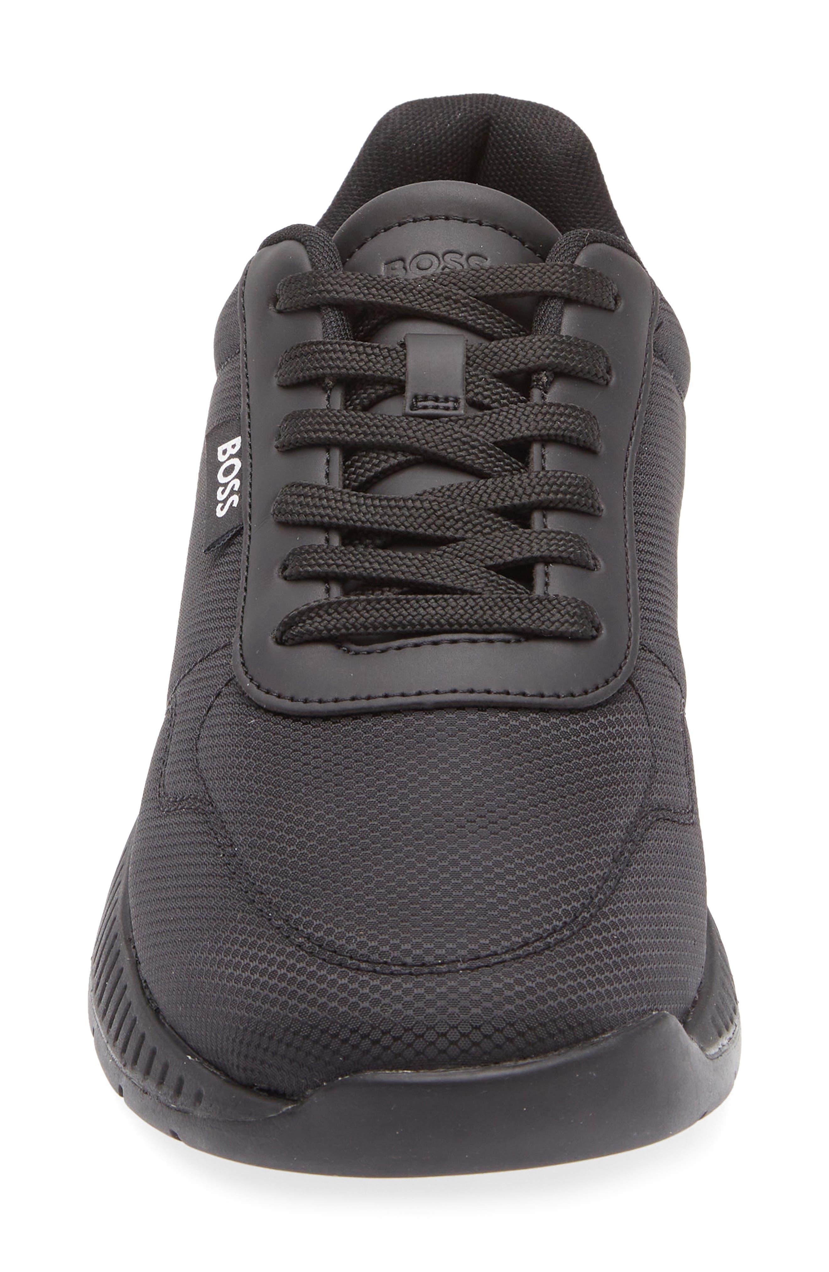 BOSS Titanium Runn Sneaker, Alternate, color, Black