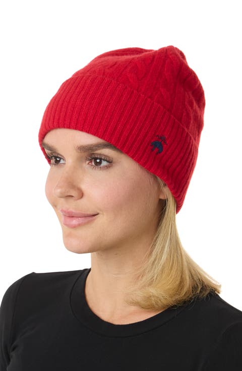 Wool & Cashmere Cable Beanie