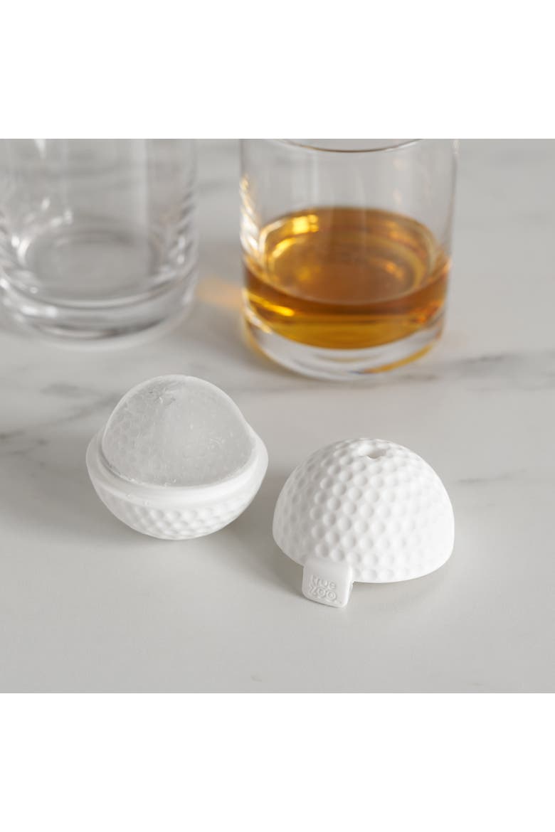 Golf Ball Silicone Ice Mold, Alternate, color, White