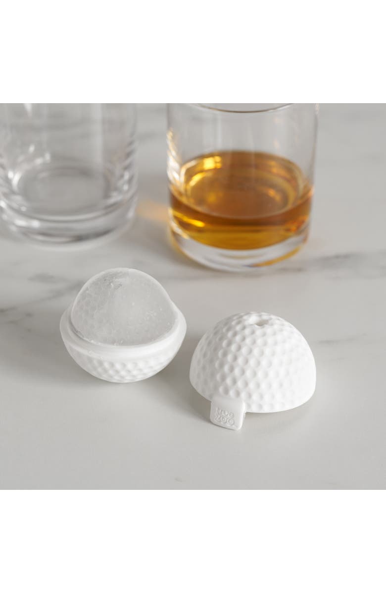 TrueZoo Golf Ball Silicone Ice Mold, Alternate, color, White