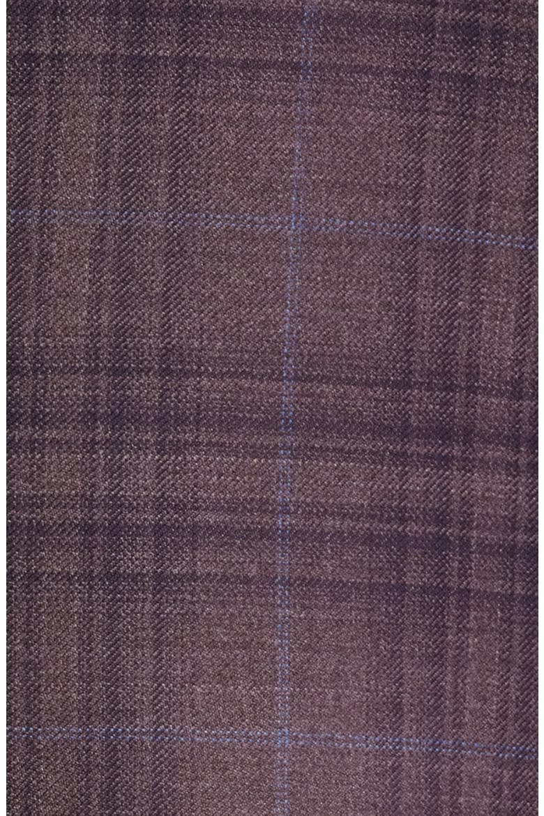 Milano Regular Fit Purple Plaid Super 130s Wool Sport Coat, Alternate, color, PURPLE