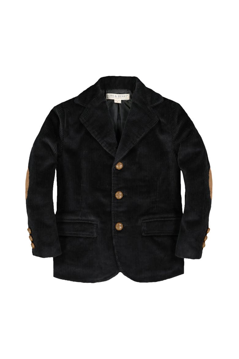 Baby Boys' Organic Corduroy Blazer, Infant, Main, color, Black Corduroy