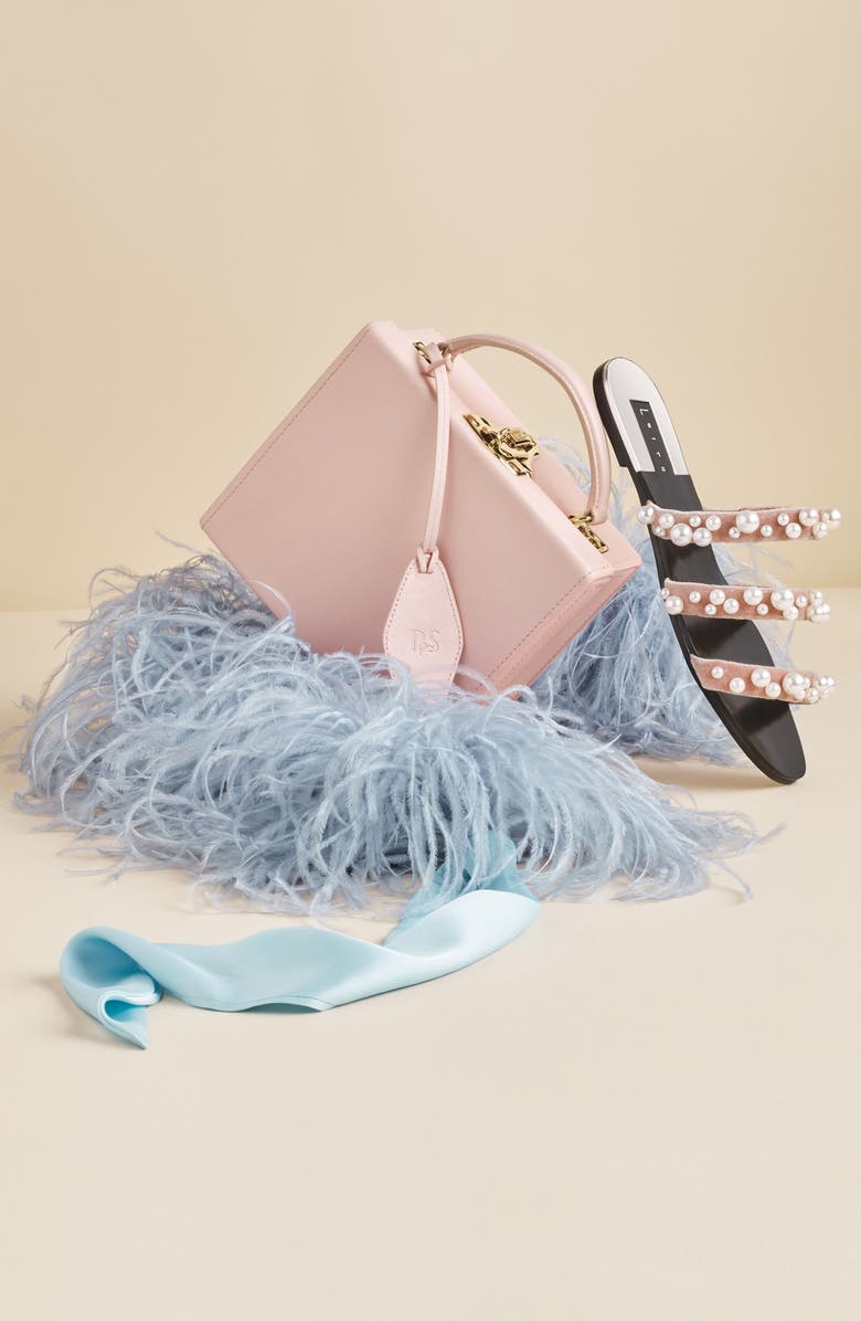 Pop & Suki Personalized Leather Box Bag, Alternate, color,