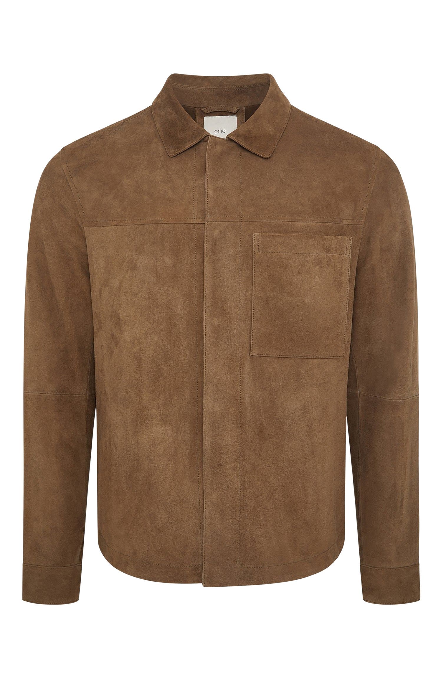 Suede Work Overshirt - image 2