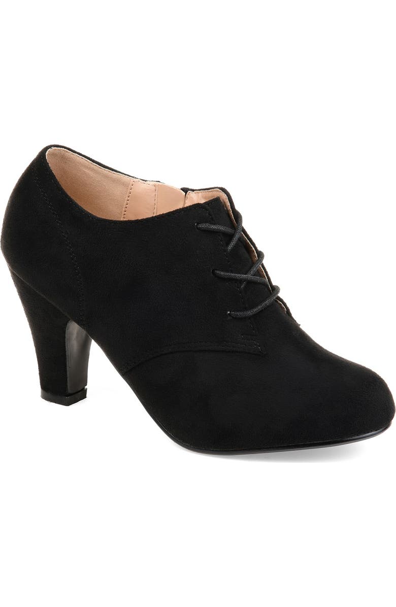 Journee Collection Leona Lace-Up Bootie - Wide Width, Main, color,