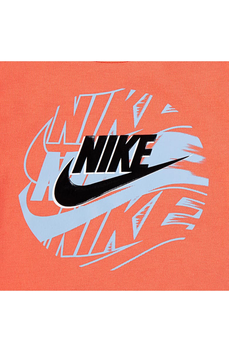 Nike On The Move Graphic T-Shirt & Shorts Set, Alternate, color, Black