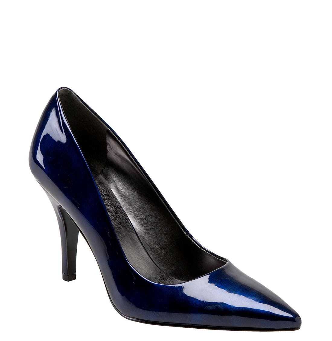 'Madeup' Pump, Main, color, NAVY PATENT