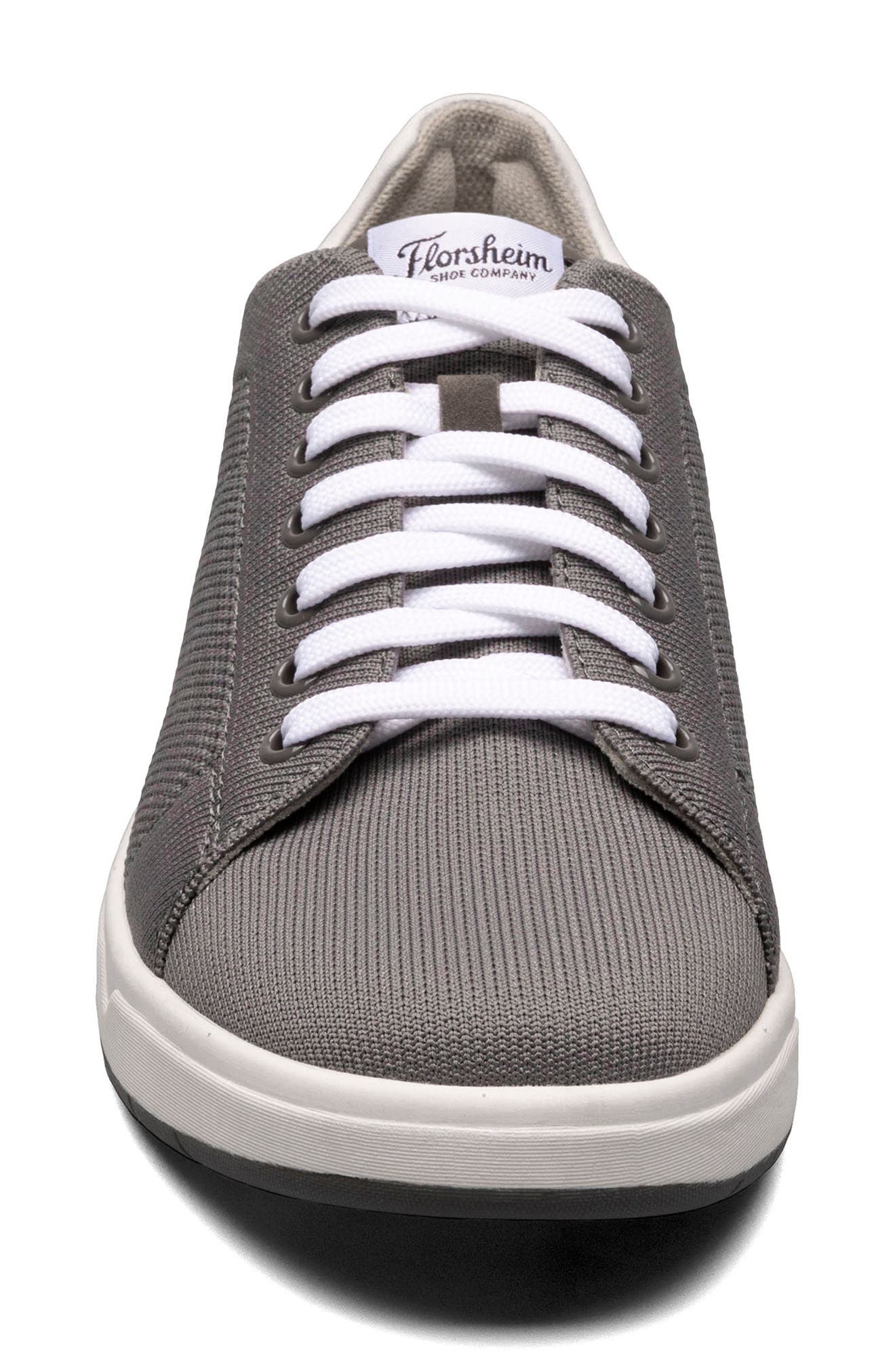 Florsheim Heist Knit Sneaker, Alternate, color, Gray