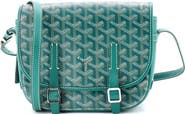 Pre-Owned Goyard Belvedere Messenger Bag Coated Canvas with Leather PM