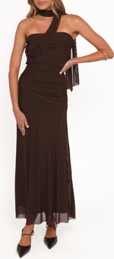 Petal & Pup Charly One-Shoulder Maxi Dress