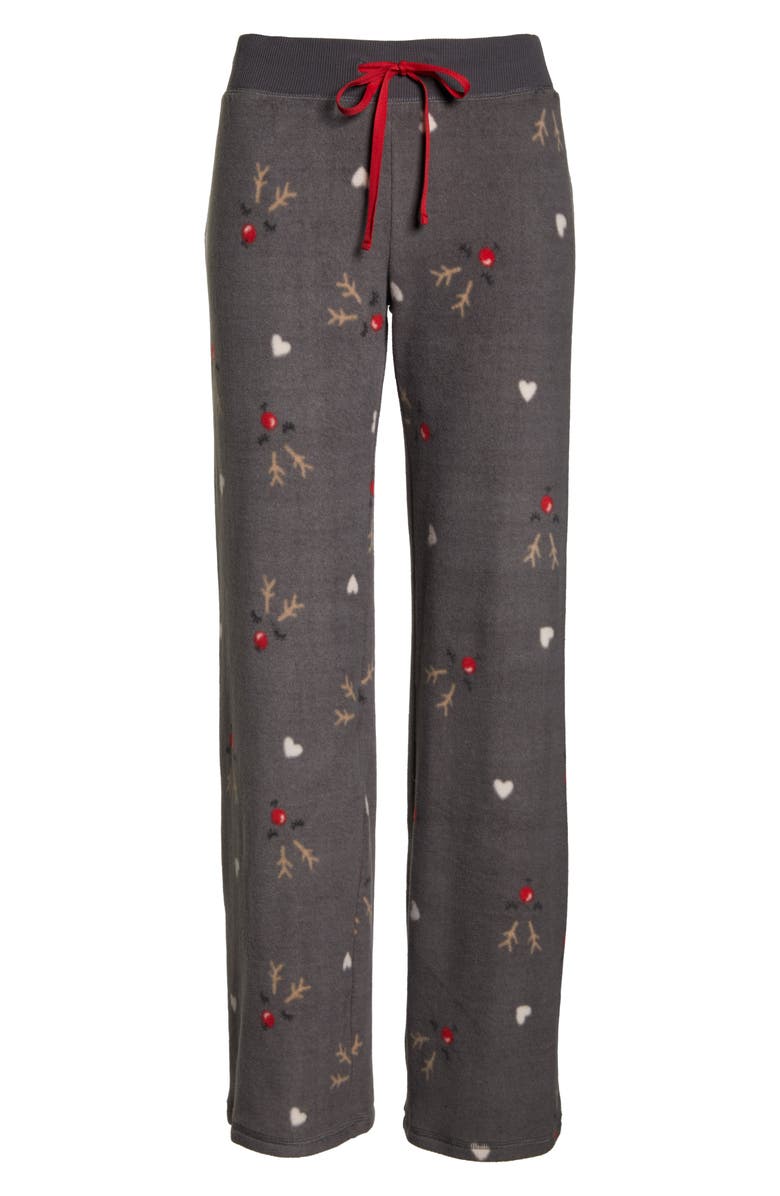 Make + Model Fleece Pajama Pants, Alternate, color, 