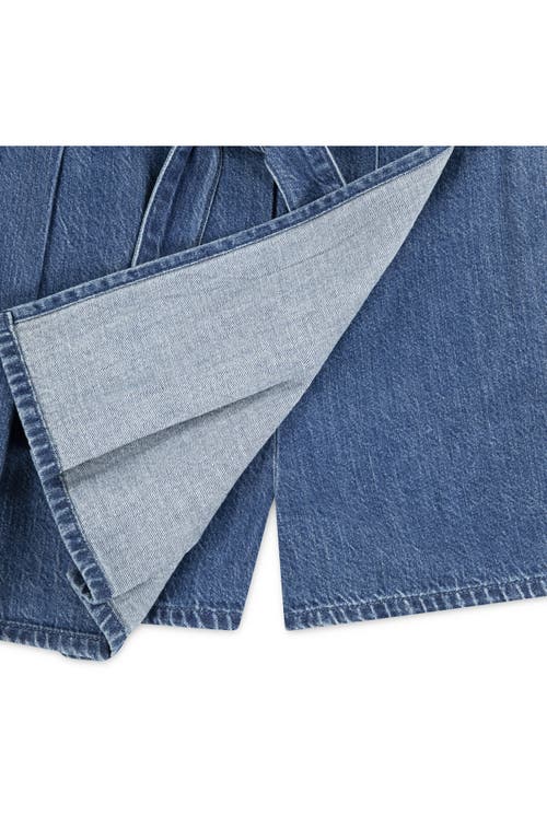 Abercrombie Girls Pleated Skort Dress In Blue
