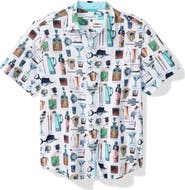 Tommy Bahama Nova Wave Well Stocked Short Sleeve Seersucker Button-Up Shirt