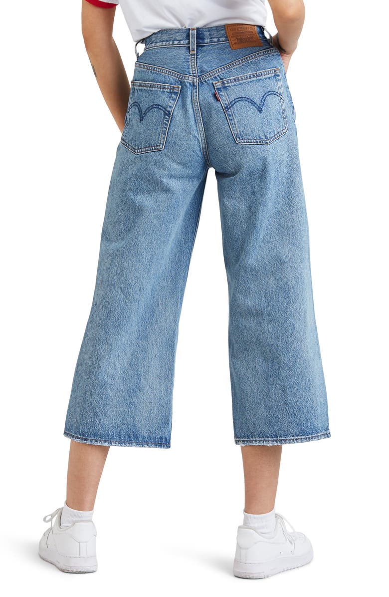 Levi's<sup>®</sup> High Water Wide Leg Jeans, Alternate, color, 