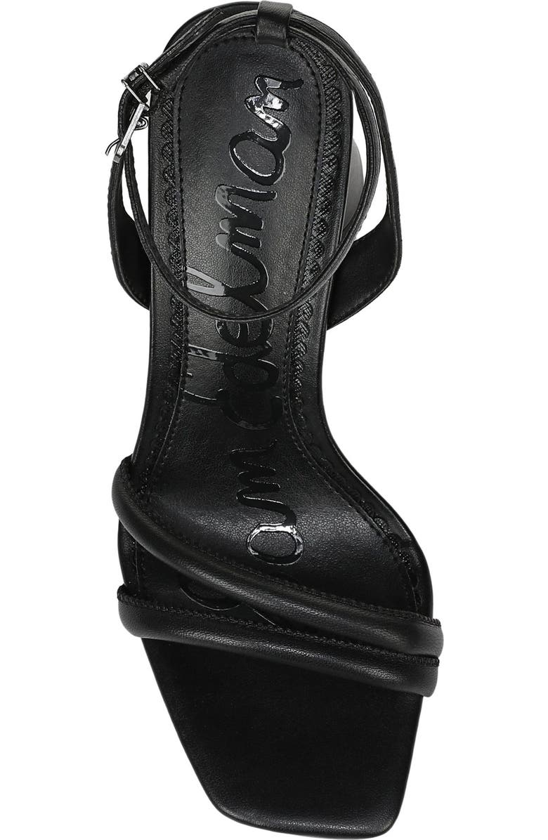 Sam Edelman Kia Block Heel Ankle Strap Sandal, Alternate, color, Black