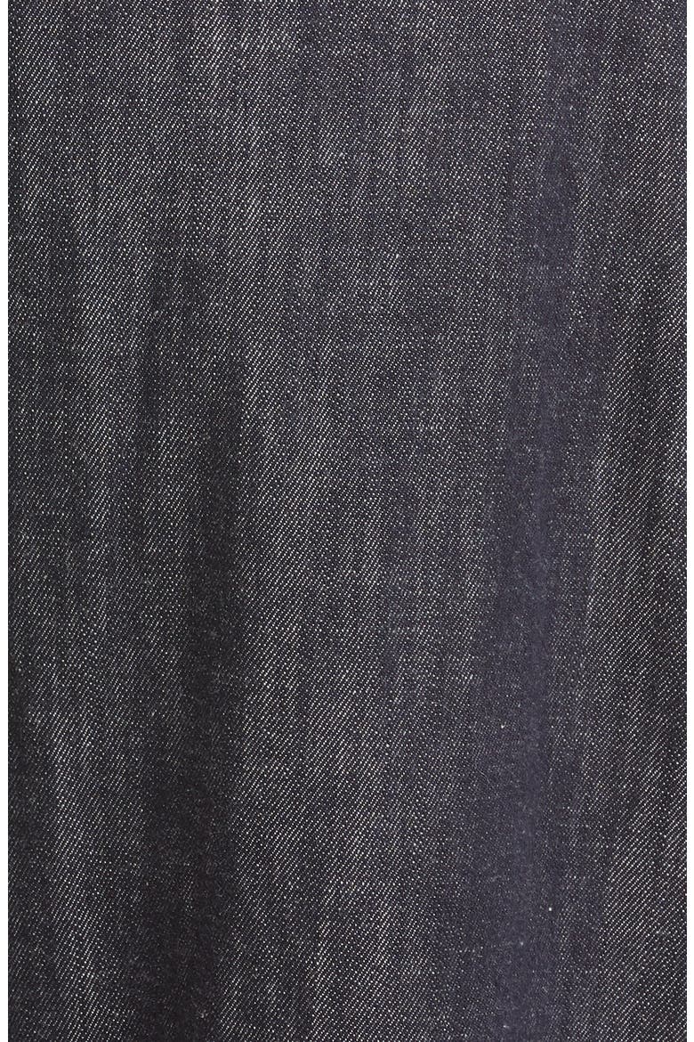 Monili Side Stripe Denim Track Pants, Alternate, color, DARK DENIM