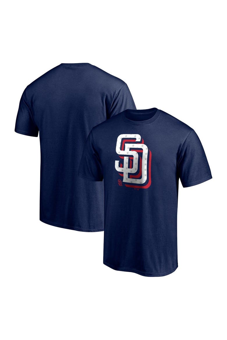 Men's Fanatics Branded Navy San Diego Padres Red White and Team T-Shirt, Main, color, Navy