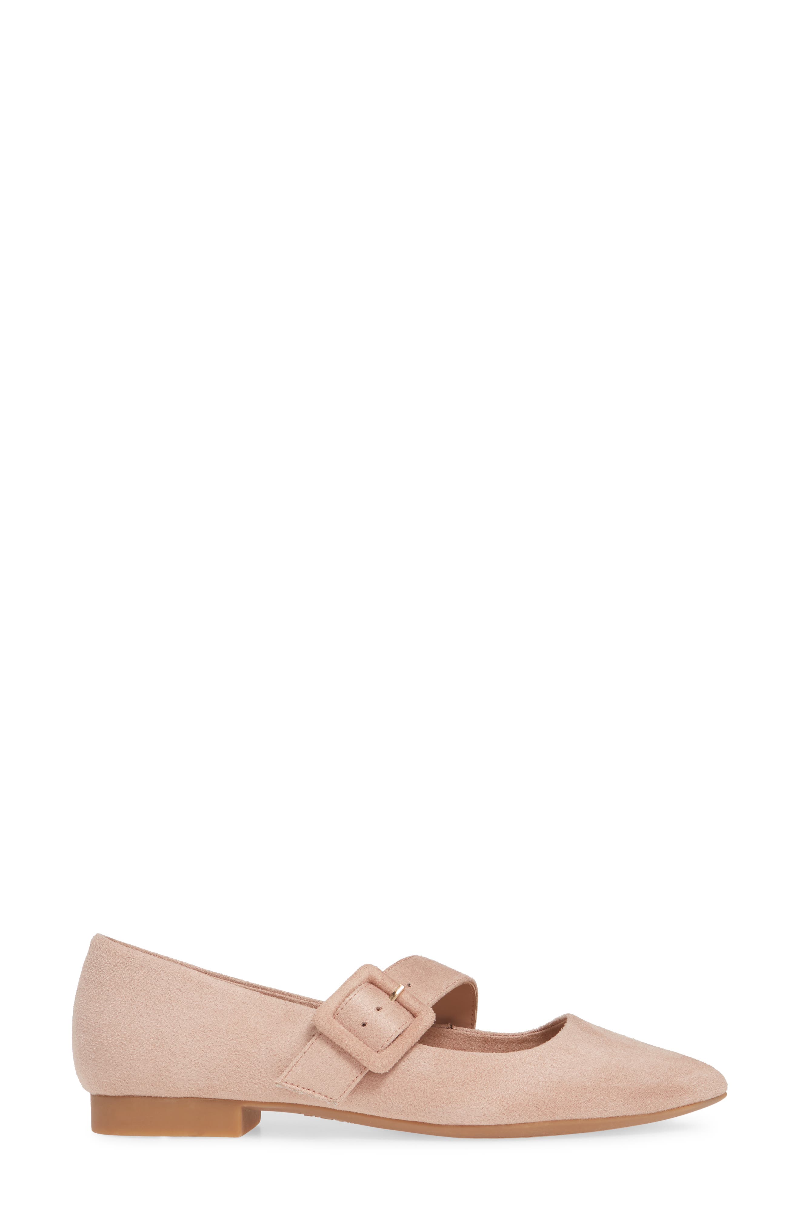 Virginia II Skimmer Flat, Alternate, color, BLUSH FABRIC