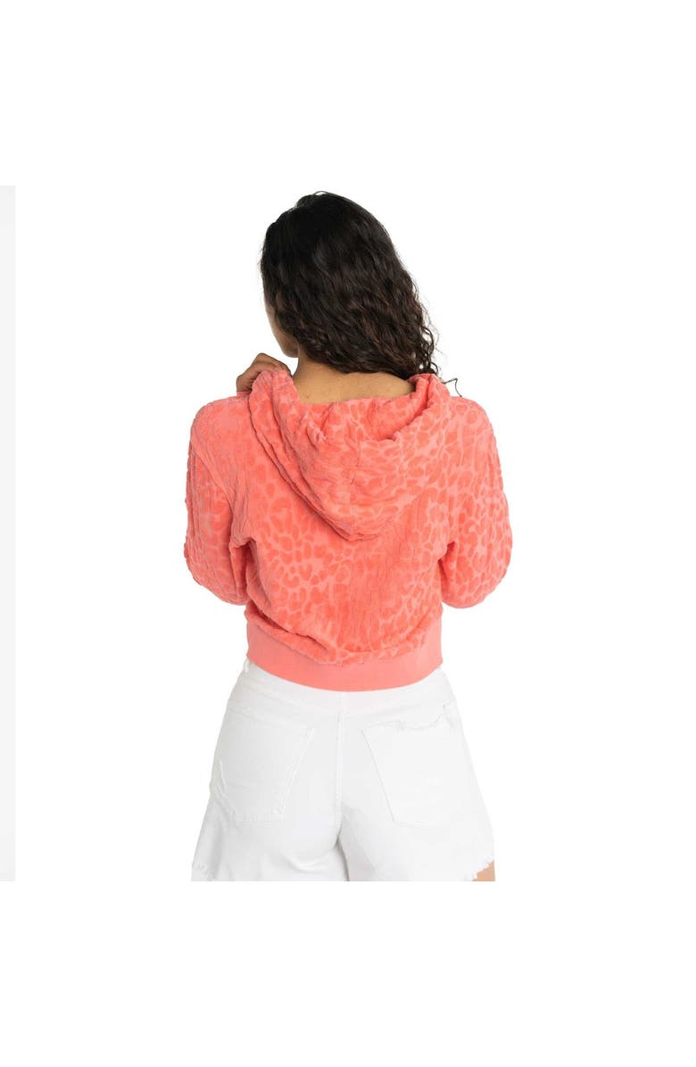 LUSSO Women's Lusso Pink St. Louis Cardinals Tabitha Cheetah Terry Full-Zip Sweatshirt, Alternate, color, Pink