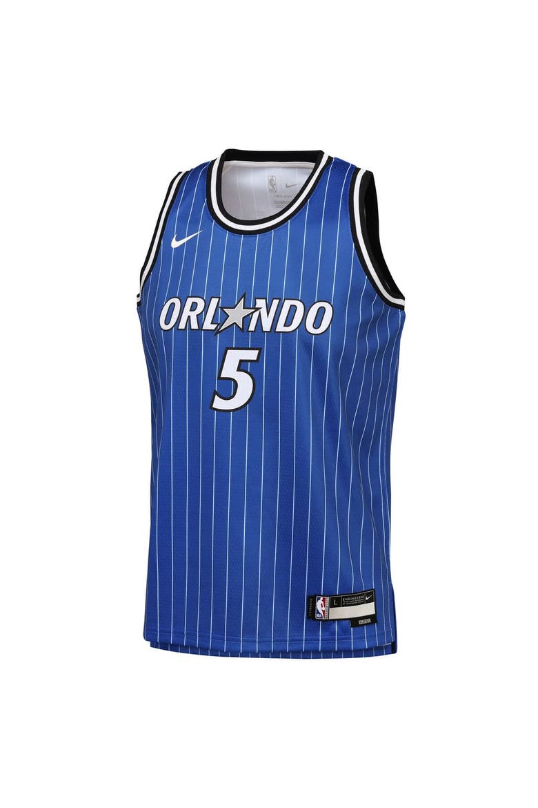 Youth Nike Paolo Banchero Blue Orlando Magic Icon Edition Swingman Jersey, Alternate, color, Blue