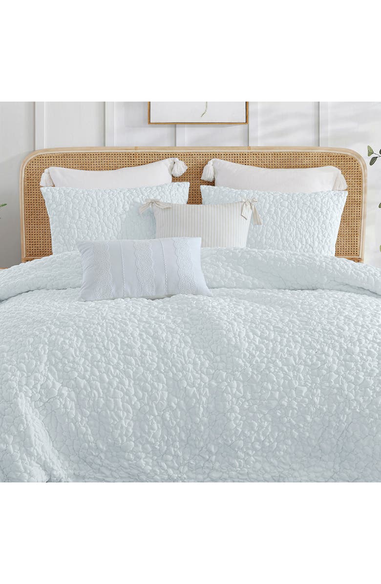 Peri Home Floral Bubble Comforter & Sham Set, Alternate, color, White
