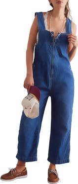 Free People Jude Denim Jumpsuit