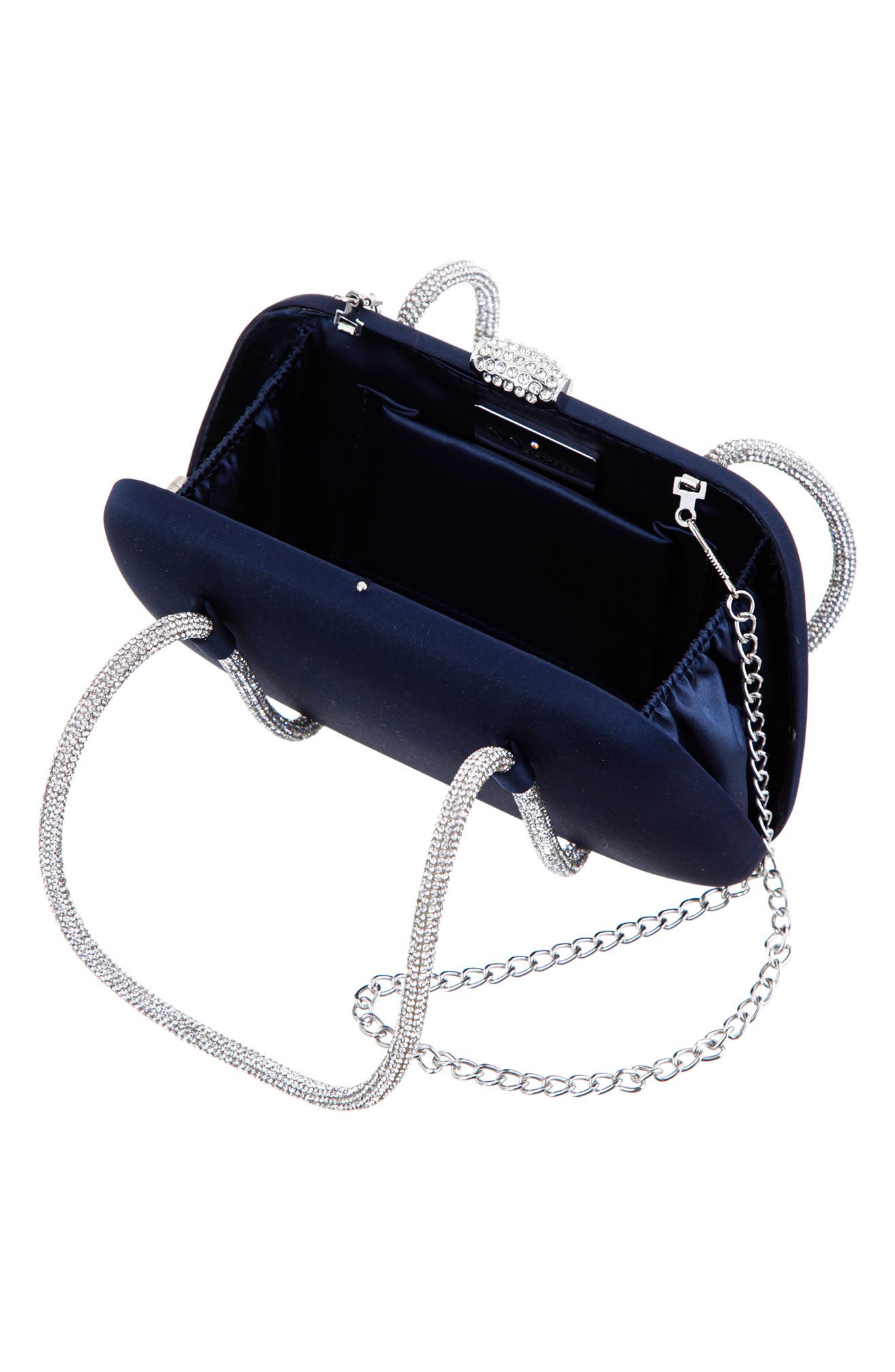 Camara Frame Clutch, Alternate, color, NAVY