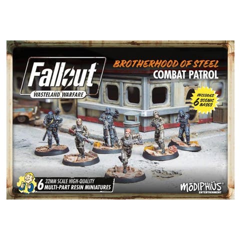 Fallout Wasteland Warfare, Brotherhood of Steel, Combat Patrol, 6 Miniatures