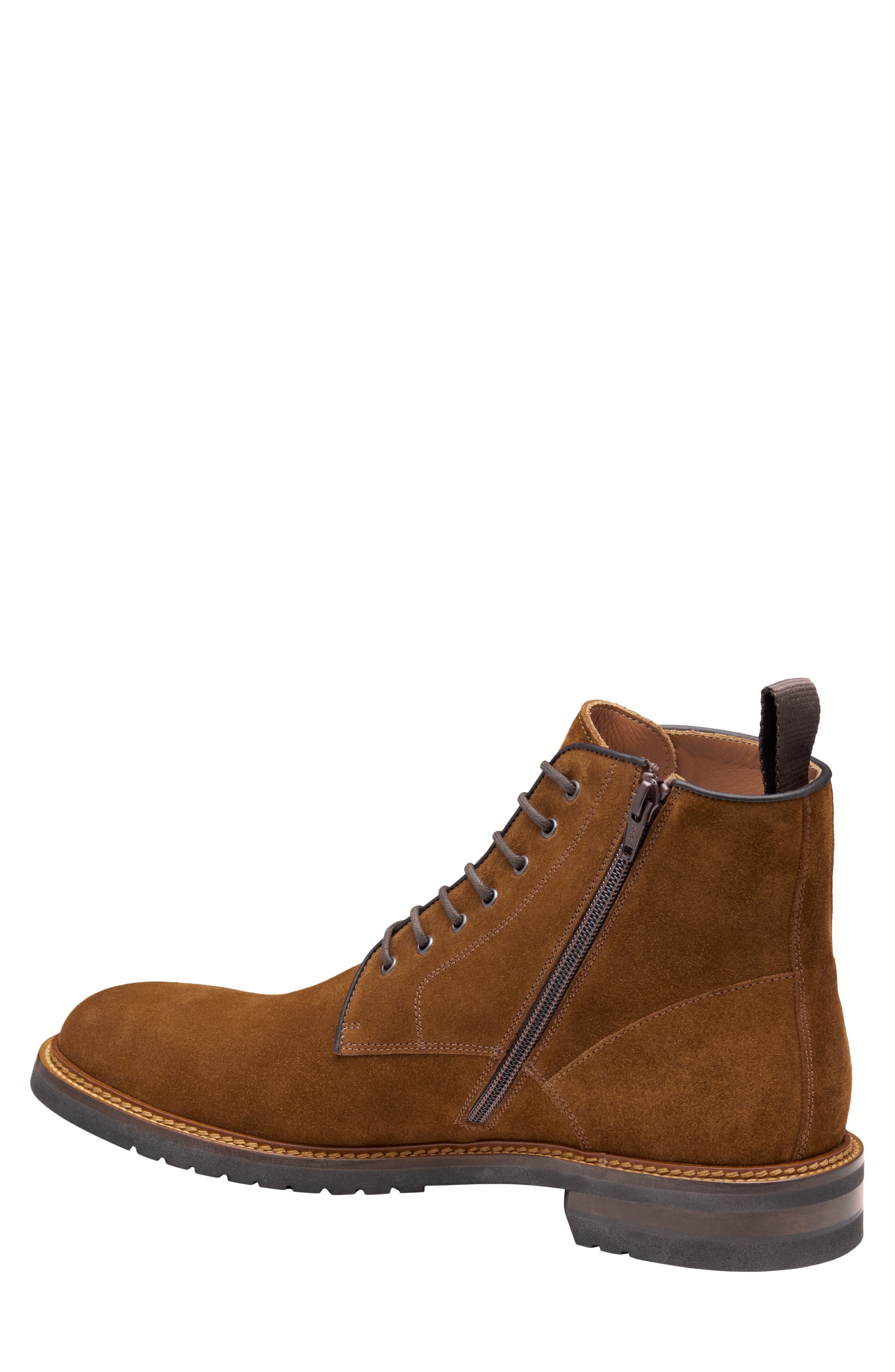 Hartford Plain Toe Boot, Alternate, color, SNUFF ITALIAN SUEDE
