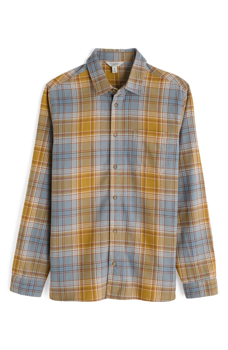 Seasalt Cornwall Fathomer Plaid Flannel Button-Up Shirt, Alternate, color, Summer Isle Pear