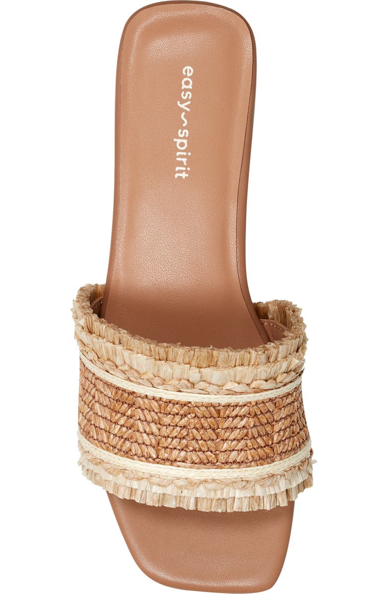 Easy Spirit Genia Block Heel Sandal, Alternate, color, Medium Brown