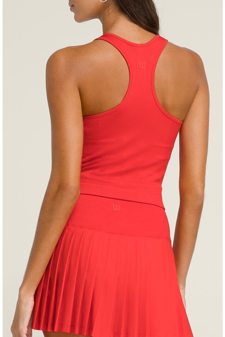 Everyday Rib Bra Tank, Alternate, color, INFRARED