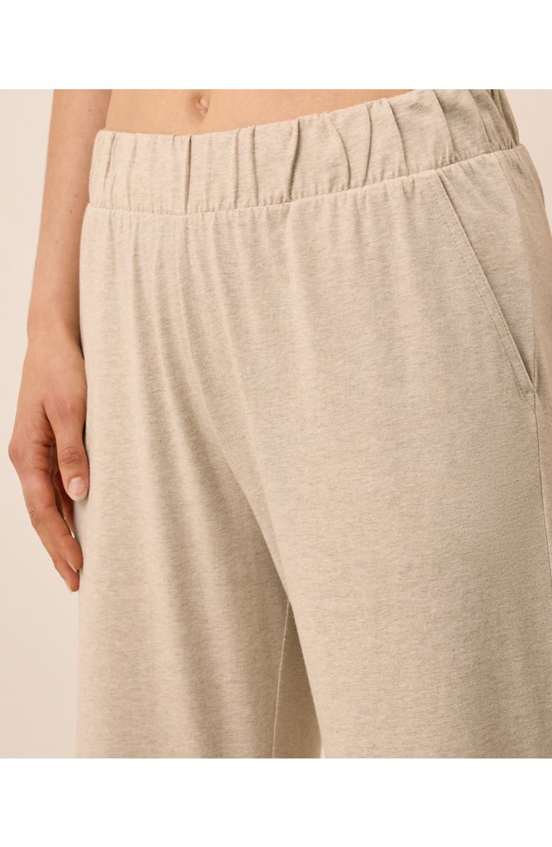 Pact Organic Staycation Sleep Pant, Alternate, color, Flax Heather