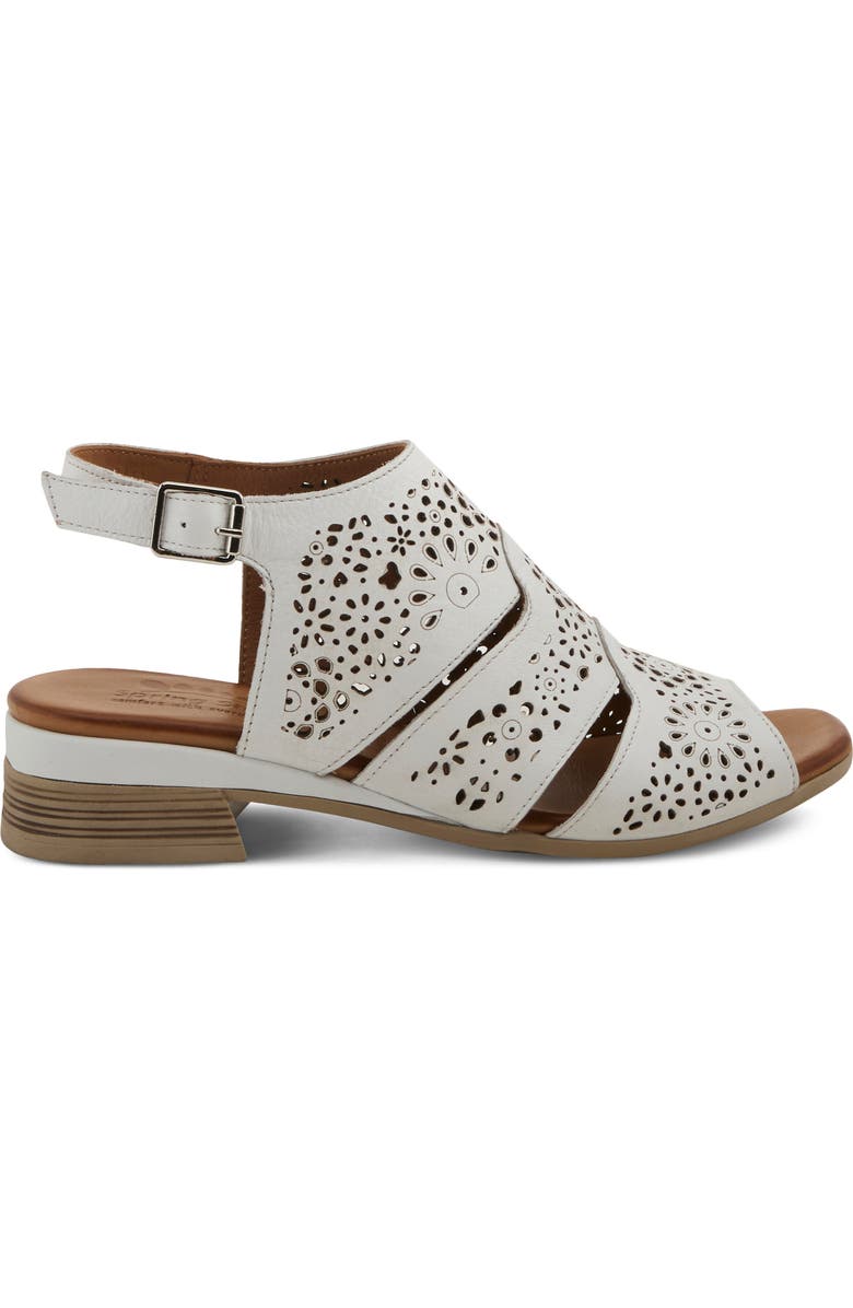 Spring Step Plasma Ankle Strap Sandal, Alternate, color, White