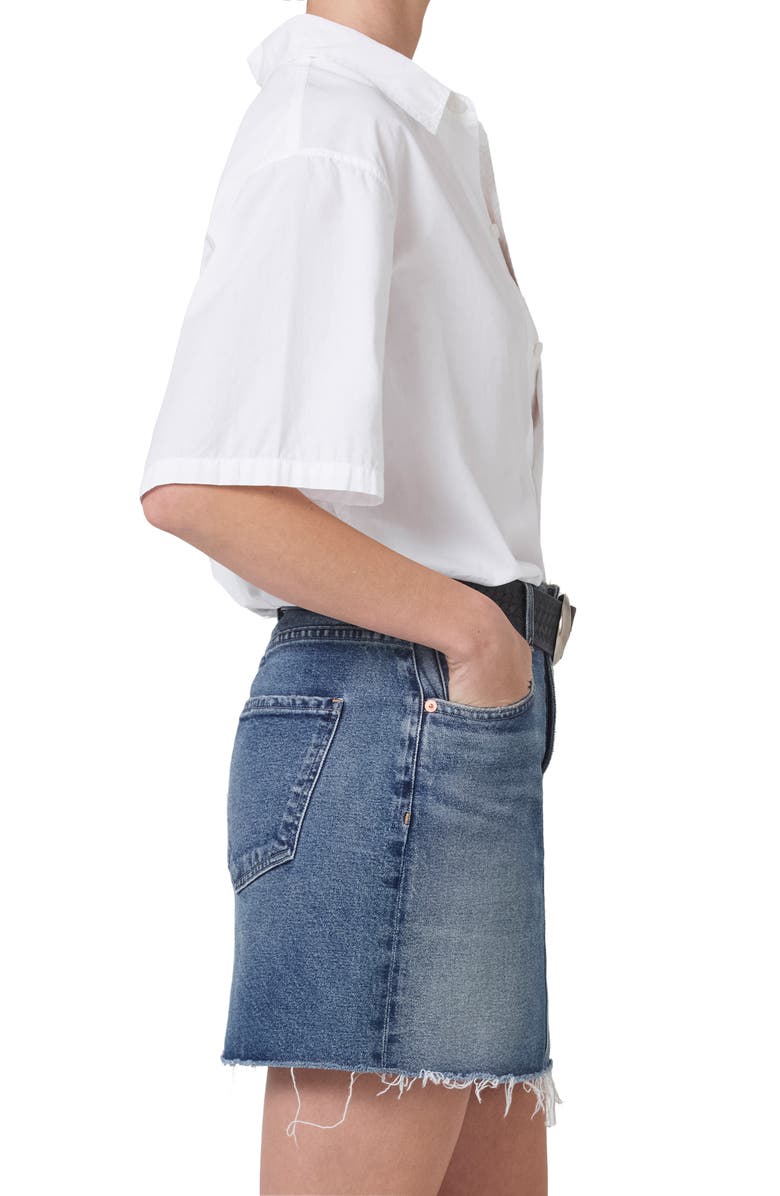 Citizens of Humanity Kayla Short Sleeve Button-Up Top, Alternate, color,