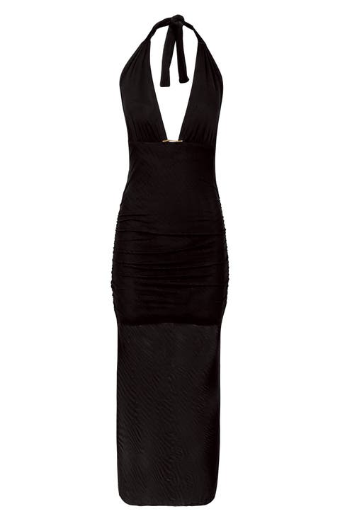 Salma Halter Cover-Up Dress
