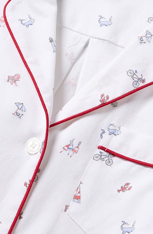 PETITE PLUME PETITE PLUME COASTAL CHARMS COTTON TWILL NIGHTSHIRT 