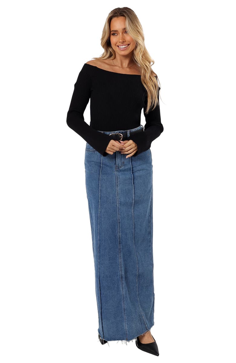 Petal & Pup Micayla Off the Shoulder Rib Sweater, Alternate, color, 