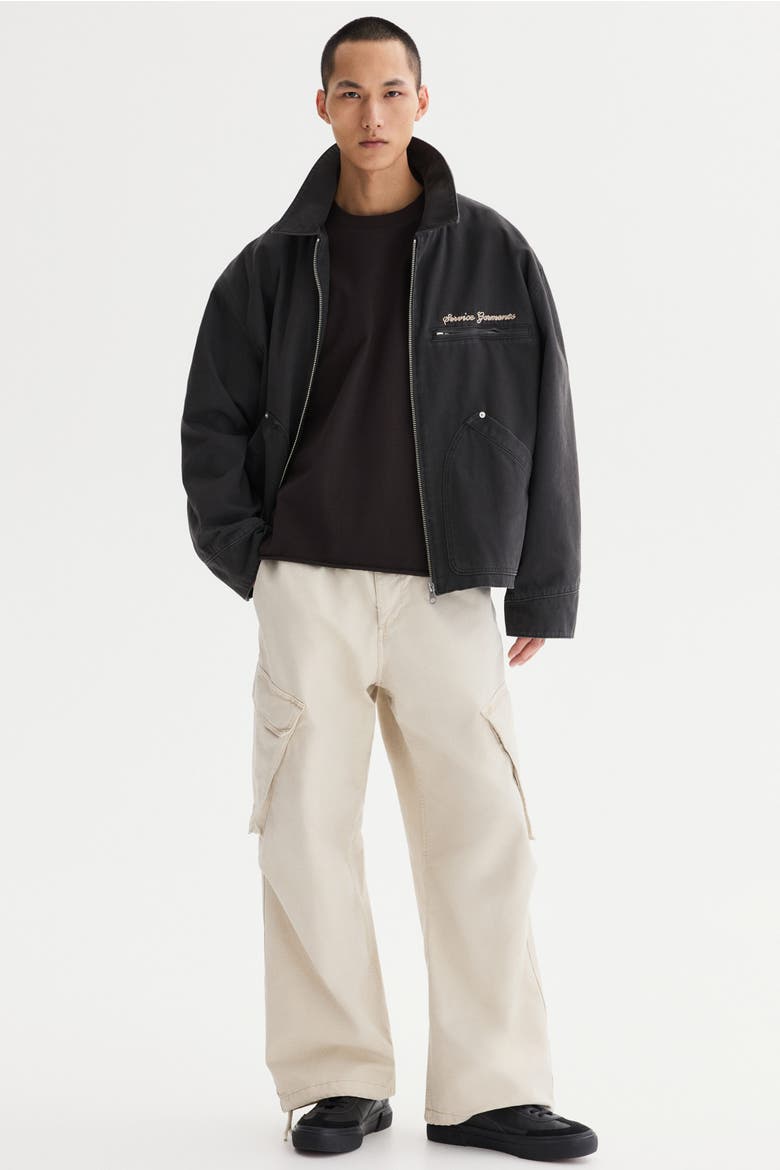 Oversized Fit Boxy-style T-shirt, Alternate, color, Black
