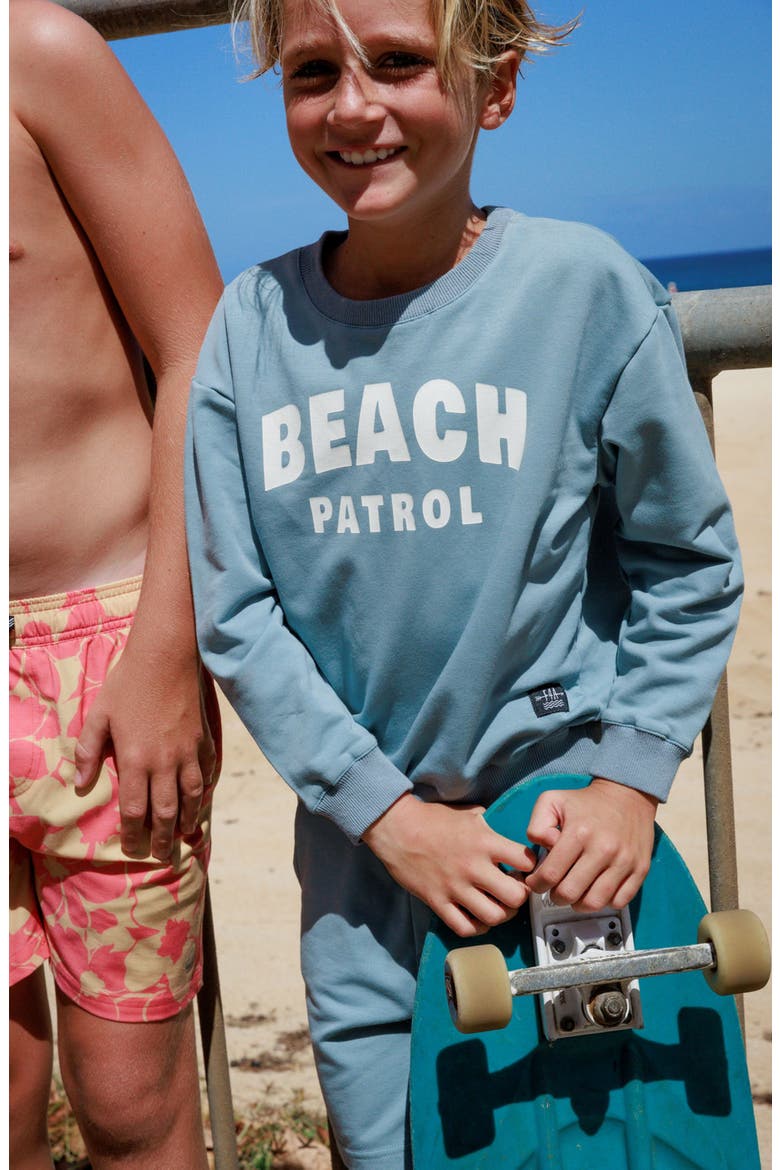 Kids' Ryder Beach Patrol Graphic Sweatshirt, Alternate, color, SURF BLUE