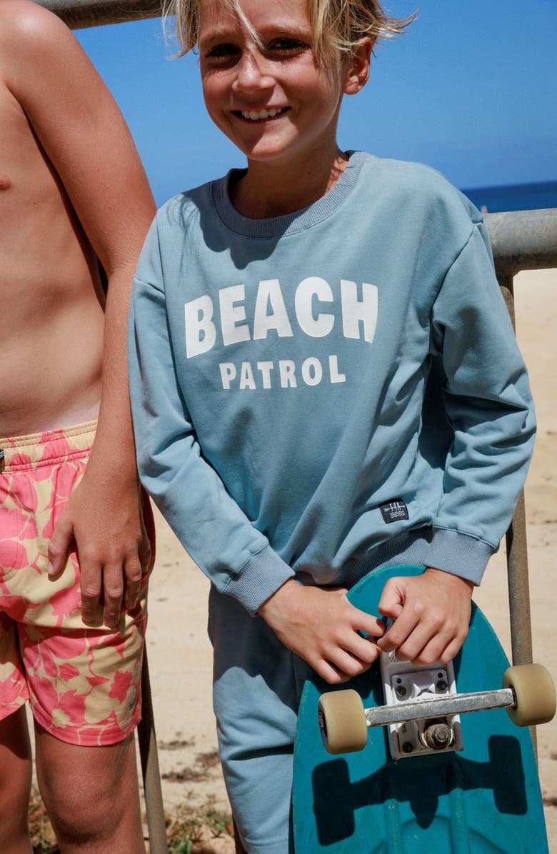 Feather 4 Arrow Kids' Ryder Beach Patrol Graphic Sweatshirt, Alternate, color, Surf Blue
