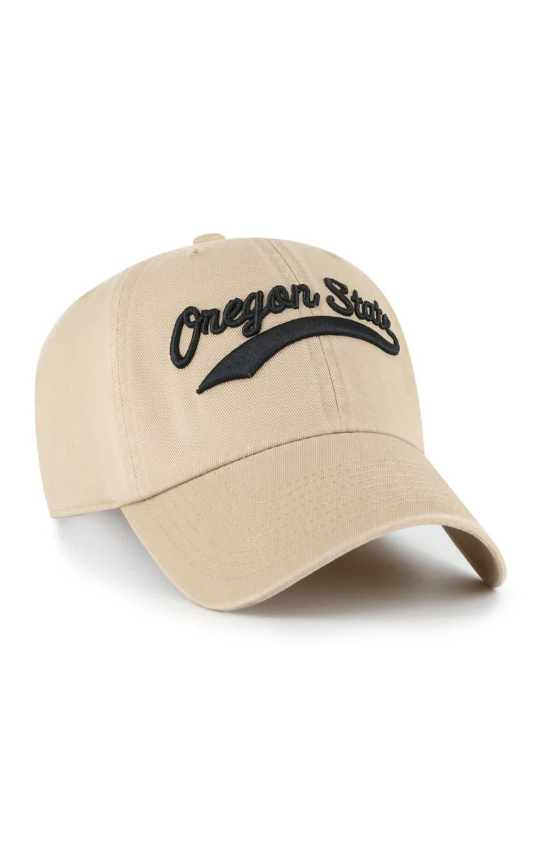 '47 Men's '47 Khaki Oregon State Beavers Vault Clean Up Adjustable Hat, Alternate, color, 