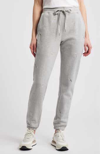 Kingston Champagne Embroidery Cotton Blend Joggers