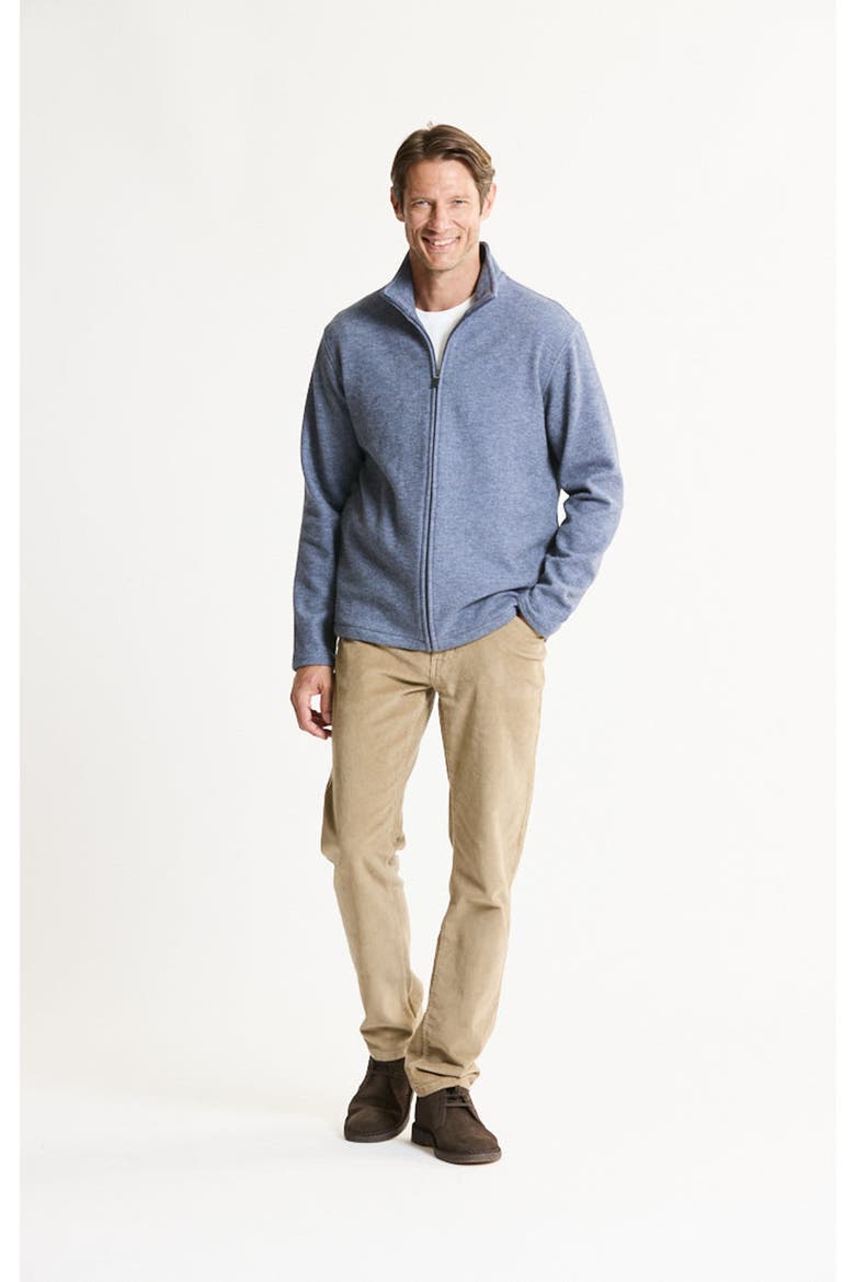 Wool Blend Knit Full Zip, Alternate, color, NAVY